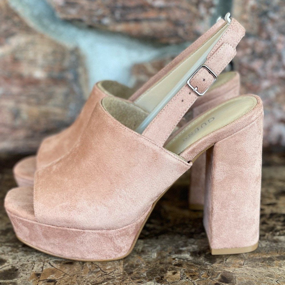 NEW GUESS Caleesy Platform Dress Sandals - Picture 6 of 12